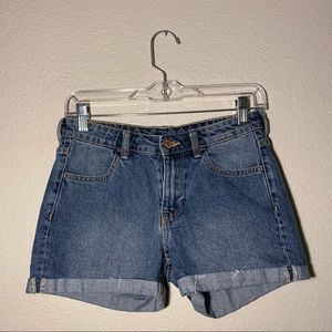 Denim shorts